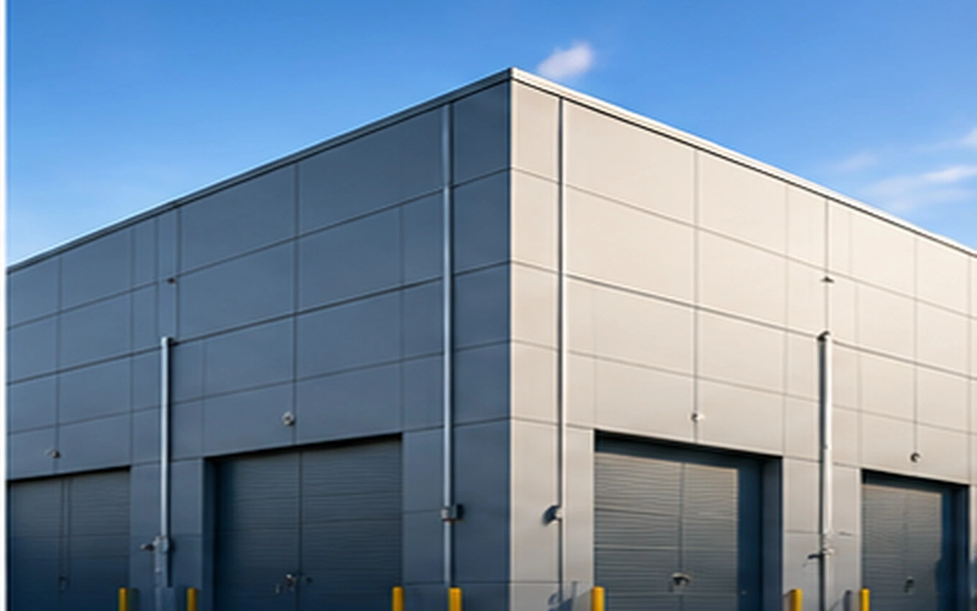Industrial and flex property with loading area and surrounding drive